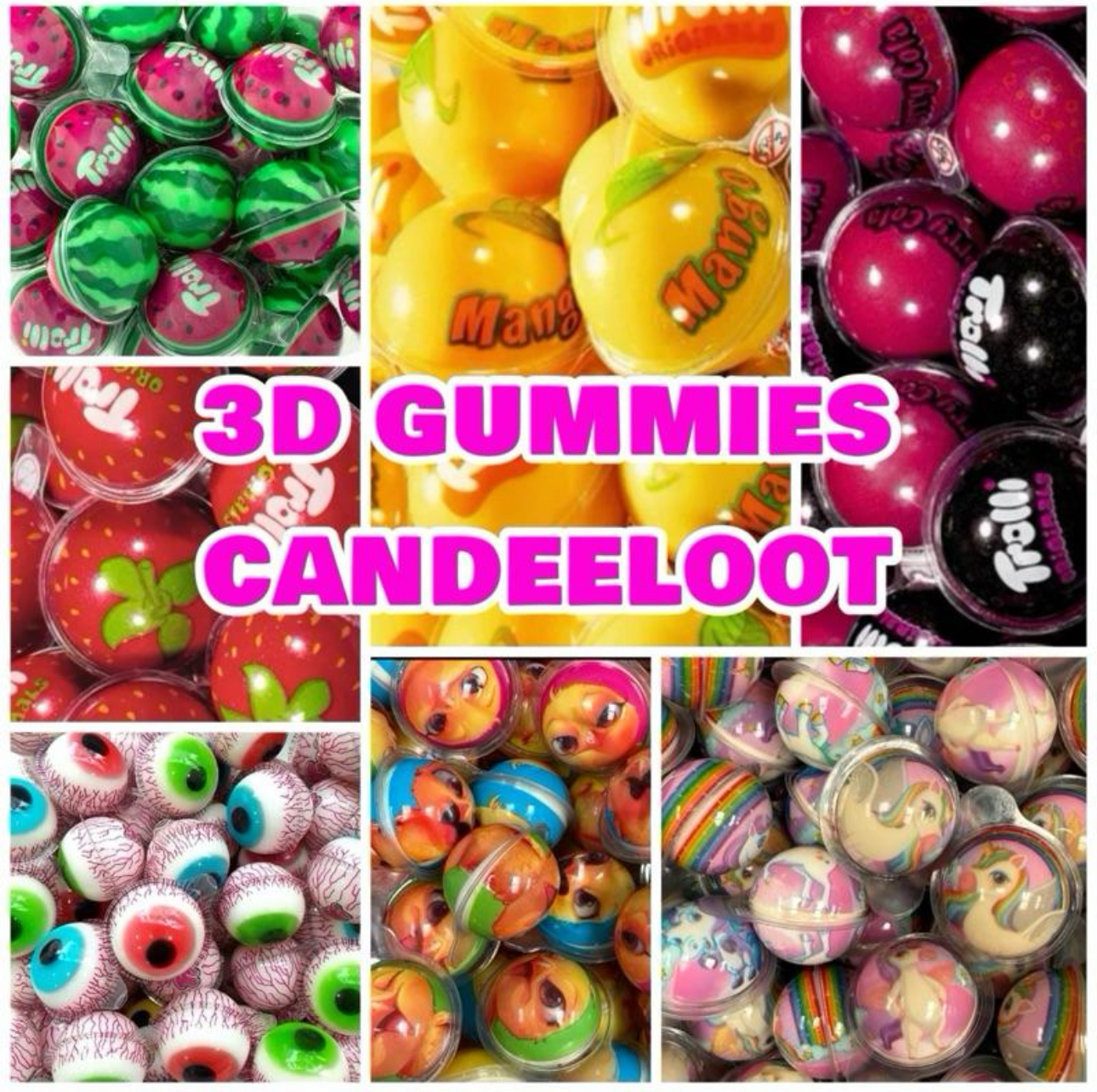 TROLLI 3D GUMMIES X5